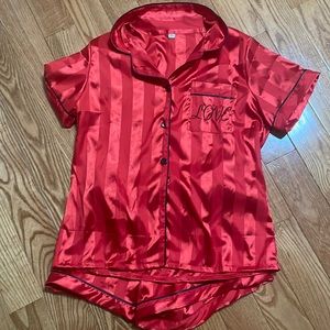 CUTEST RED PAJAMA SET